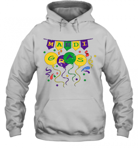 Mardi Gras Carnival Parade Lover Costume Party Balloon T-Shirt Unisex Hoodie