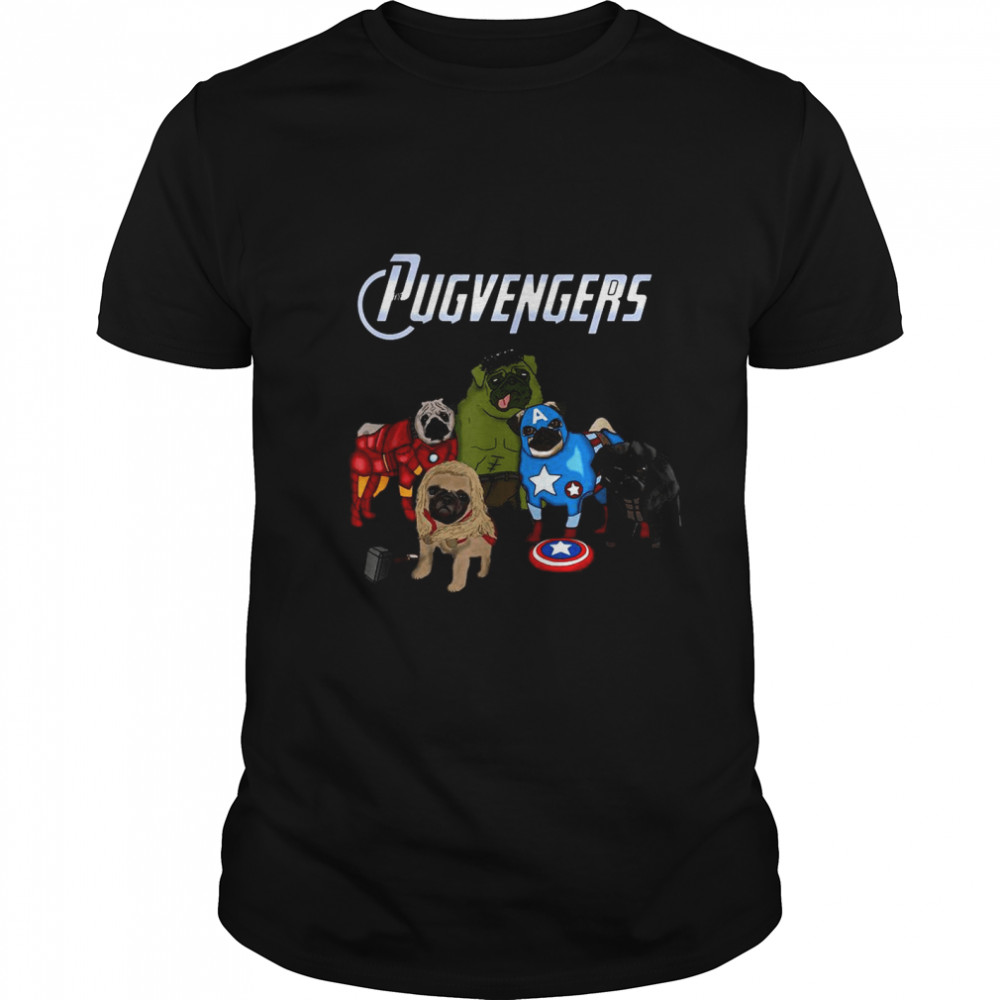 Marvel Pug Dog Pugvengers shirt