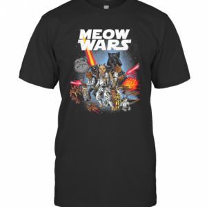 Meow Wars Cat Wars Cat Lover T-Shirt Classic Men's T-shirt