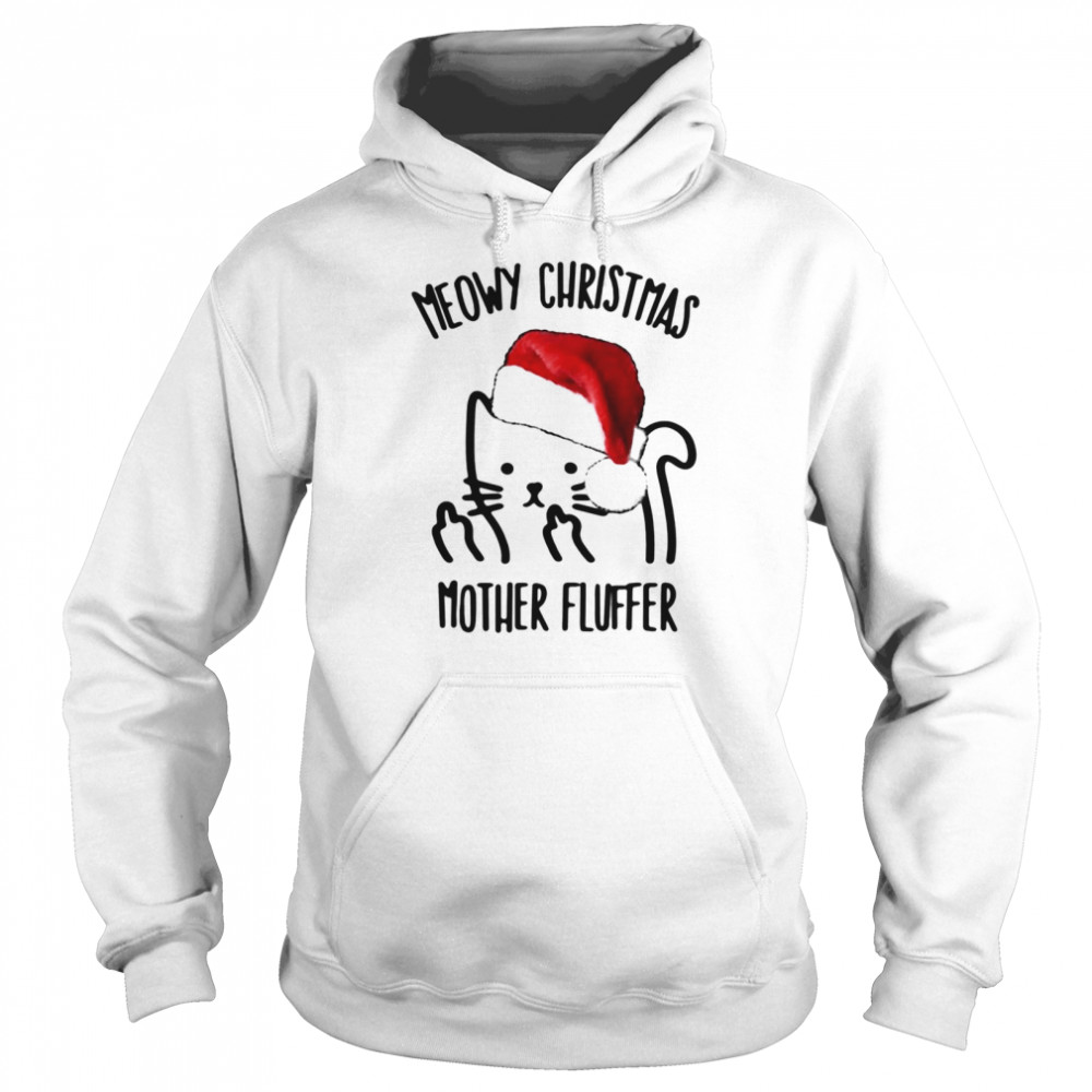 Meowy Christmas mother fluffer Unisex Hoodie