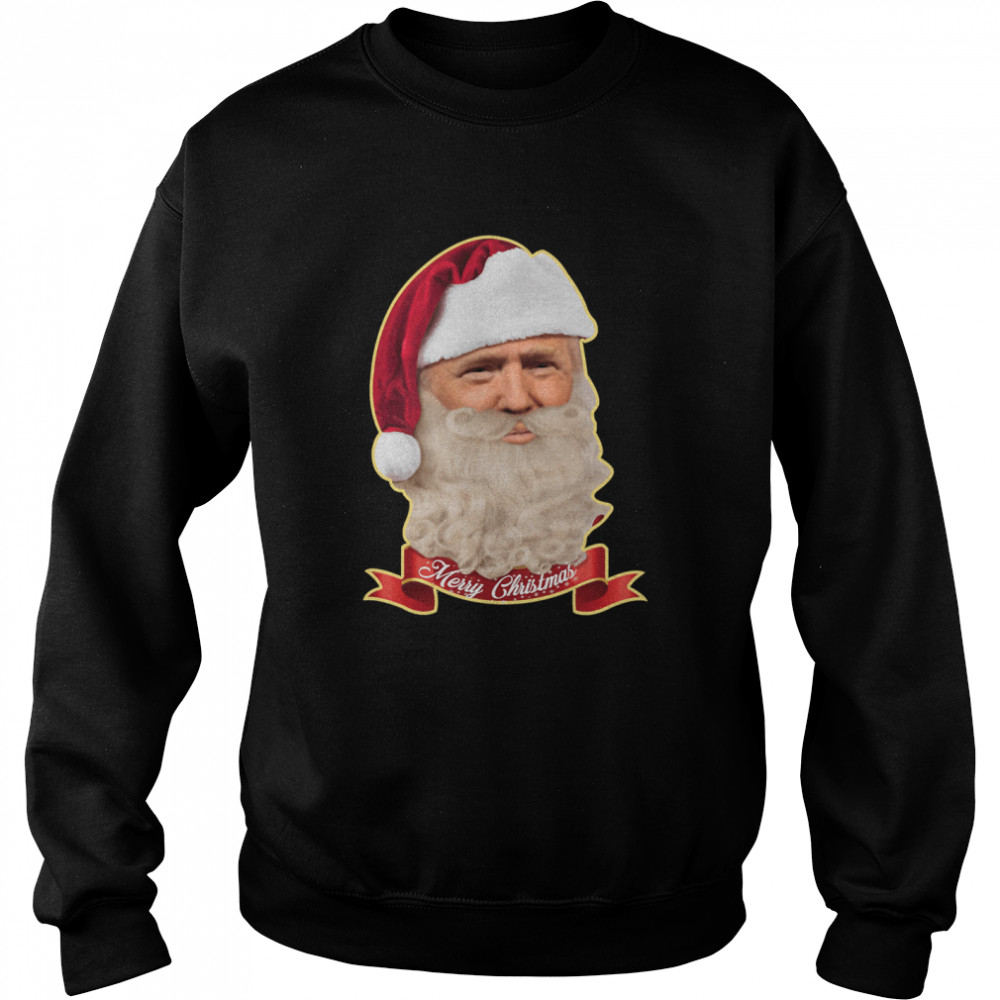 Merry Christmas Santa Trump Claus Make Christmas Great Again Unisex Sweatshirt