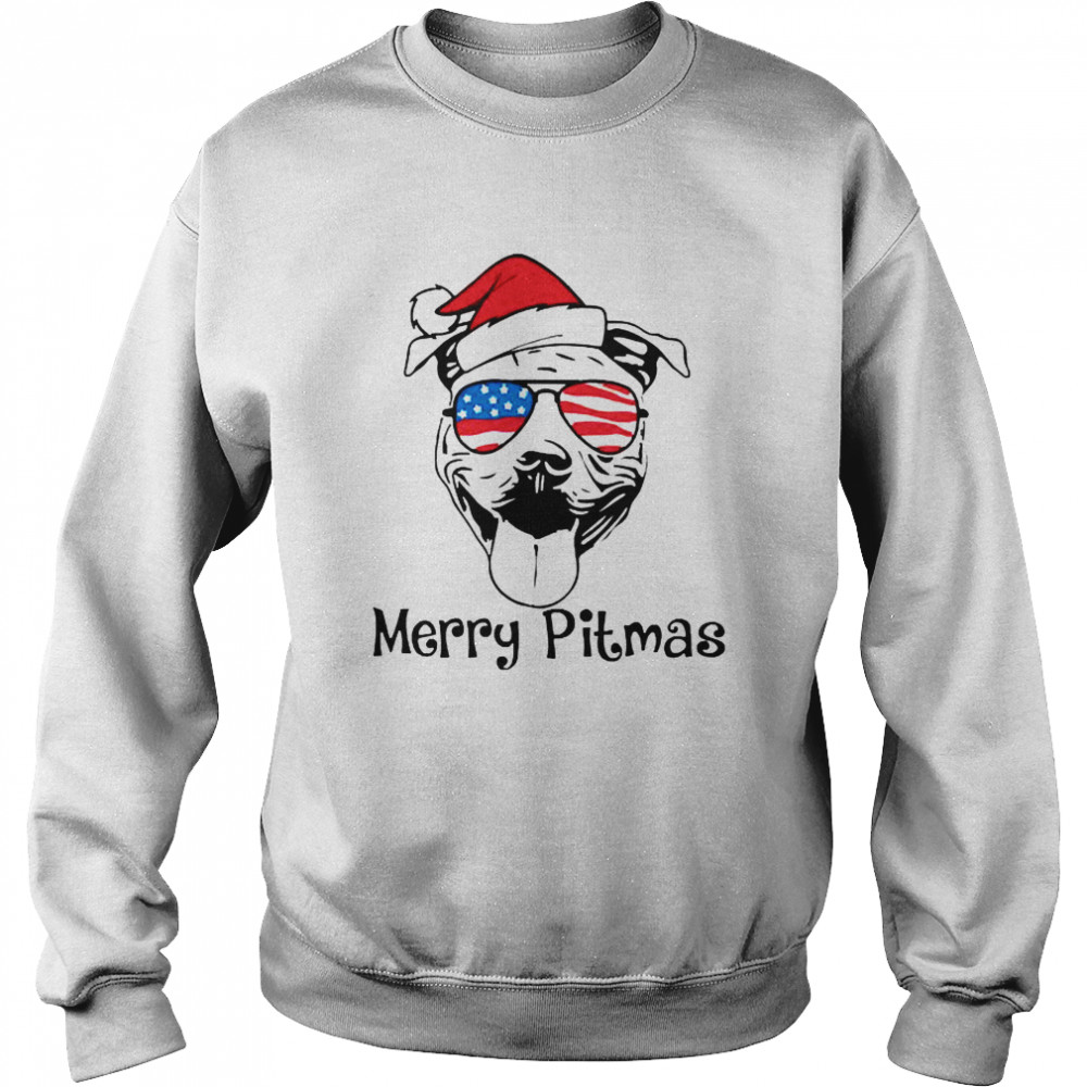 Merry Pitmas Christmas Unisex Sweatshirt