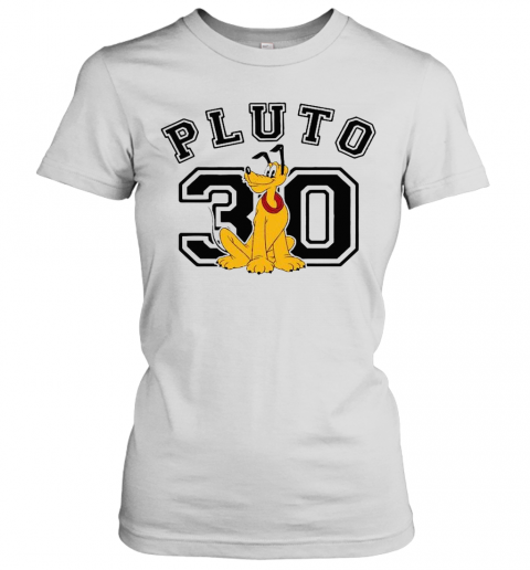 Mickey And Friends Pluto 30 Pullover T-Shirt Classic Women's T-shirt