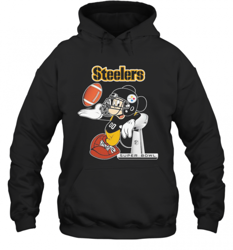 Mickey Mouse Pittsburgh Steelers Super Bowl T-Shirt Unisex Hoodie