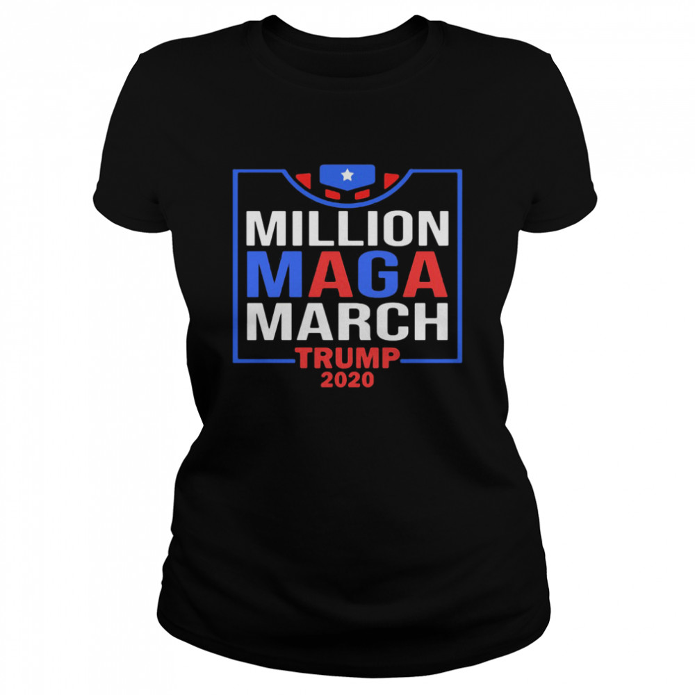 Million Maga March Donald Trump 2020 Classic Women's T-shirt
