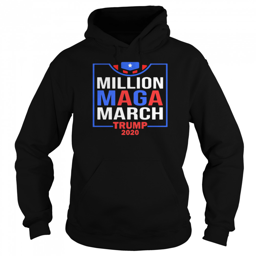 Million Maga March Donald Trump 2020 Unisex Hoodie