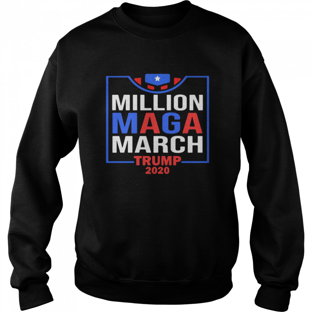 Million Maga March Donald Trump 2020 Unisex Sweatshirt