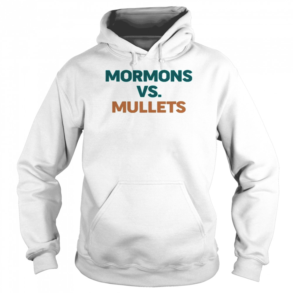 Mormons vs mullets Unisex Hoodie