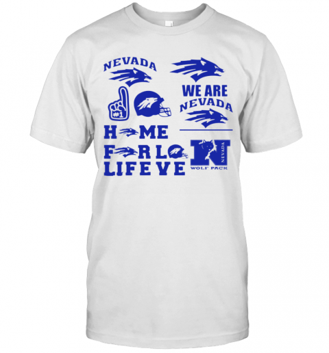 Nevada Wolf Pack Mens Basketball Home For Love Life T-Shirt