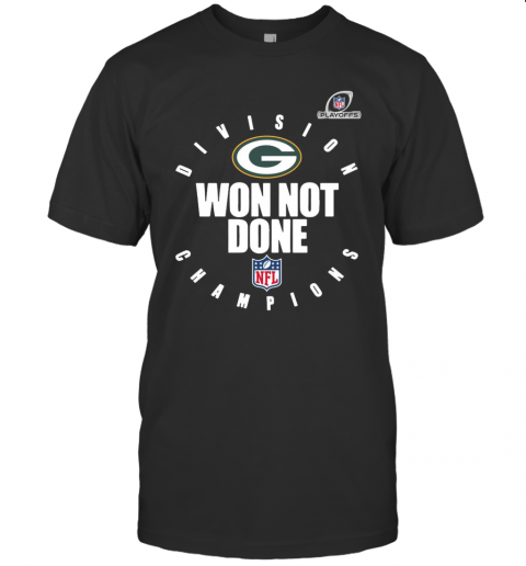 Nfl Playoffs 2020 Won Not Done Division Champions Green Packers T-Shirt