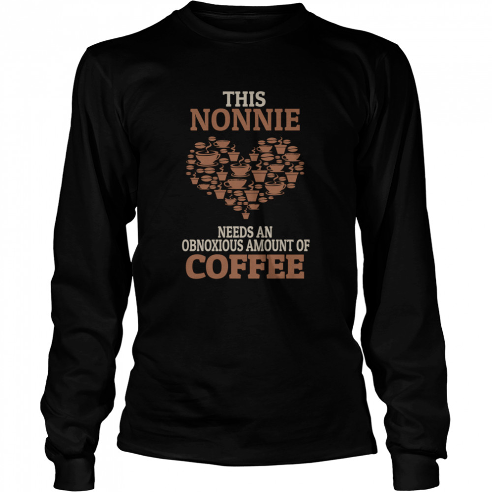 Nonnie Coffee Long Sleeved T-shirt