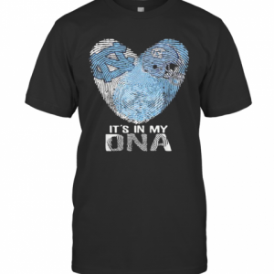 North Carolina Tar Heels Football It'S In My DNA Heart T-Shirt Classic Men's T-shirt