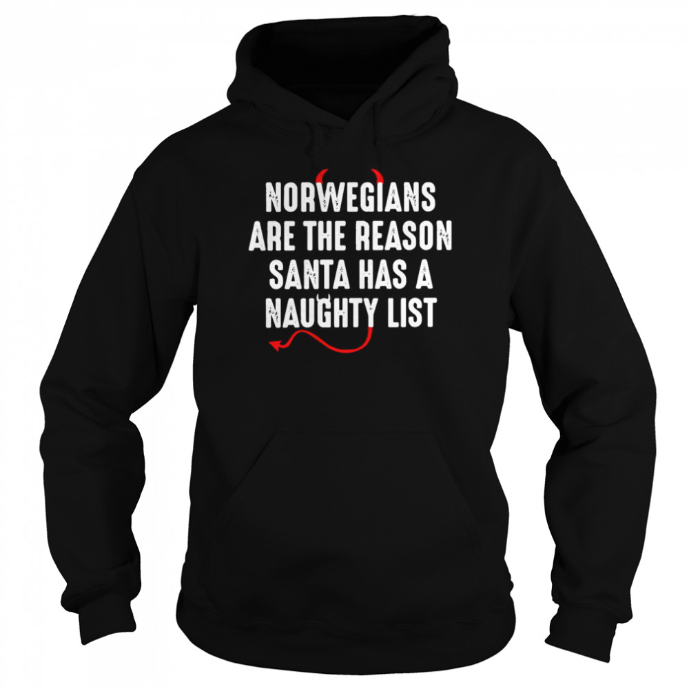 Norwegians Are The Reason Santa Has A Naughty List Unisex Hoodie