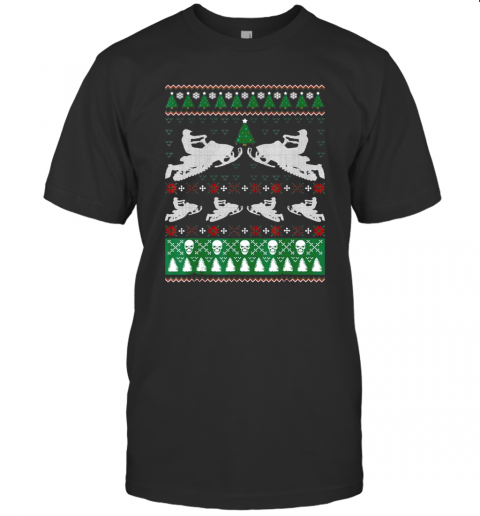Nowmobile Ugly Christmas T-Shirt