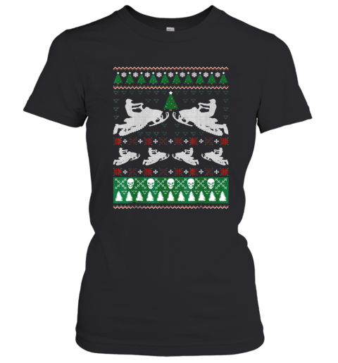Nowmobile Ugly Christmas T-Shirt Classic Women's T-shirt