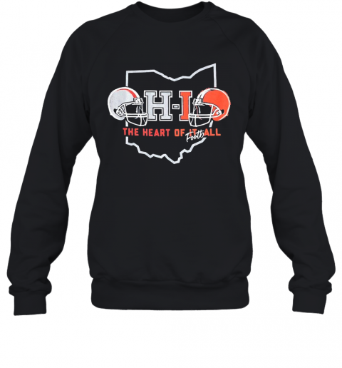 OHIO The Heart Of Football Helmets T-Shirt Unisex Sweatshirt