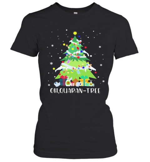 Oh Quaran Tree Christmas T-Shirt Classic Women's T-shirt