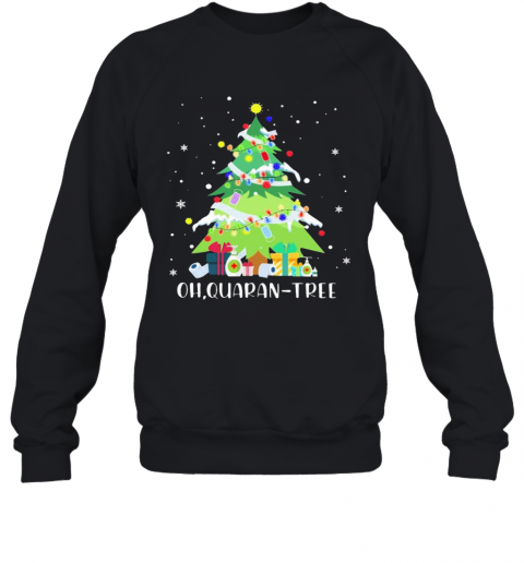 Oh Quaran Tree Christmas T-Shirt Unisex Sweatshirt