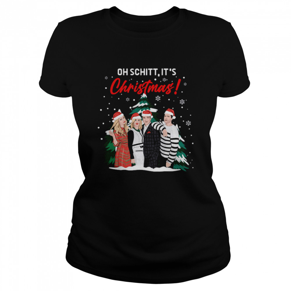 Oh Schitt its Christmas ugly Classic Women's T-shirt