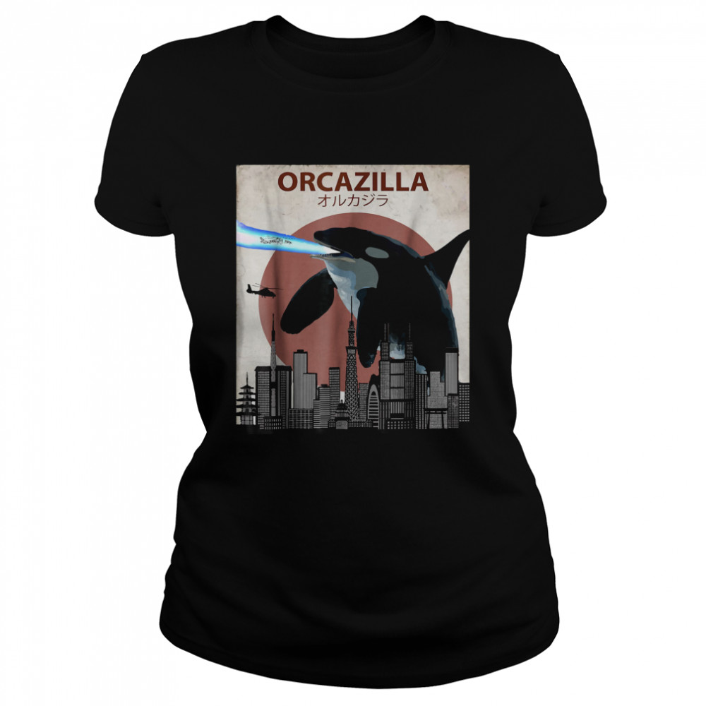 Orcazilla Killer Whale Orca Lovers Classic Women's T-shirt