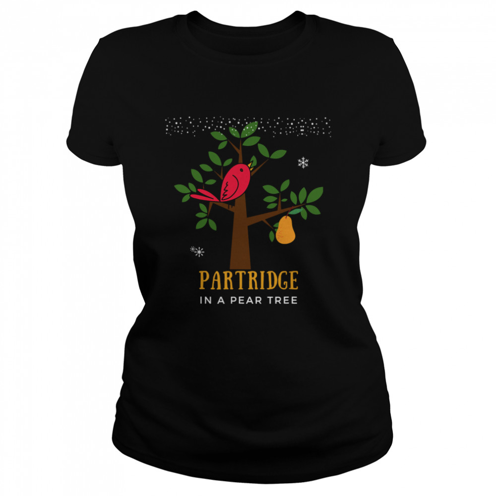 Partridge in a Pear Tree Classic Women's T-shirt