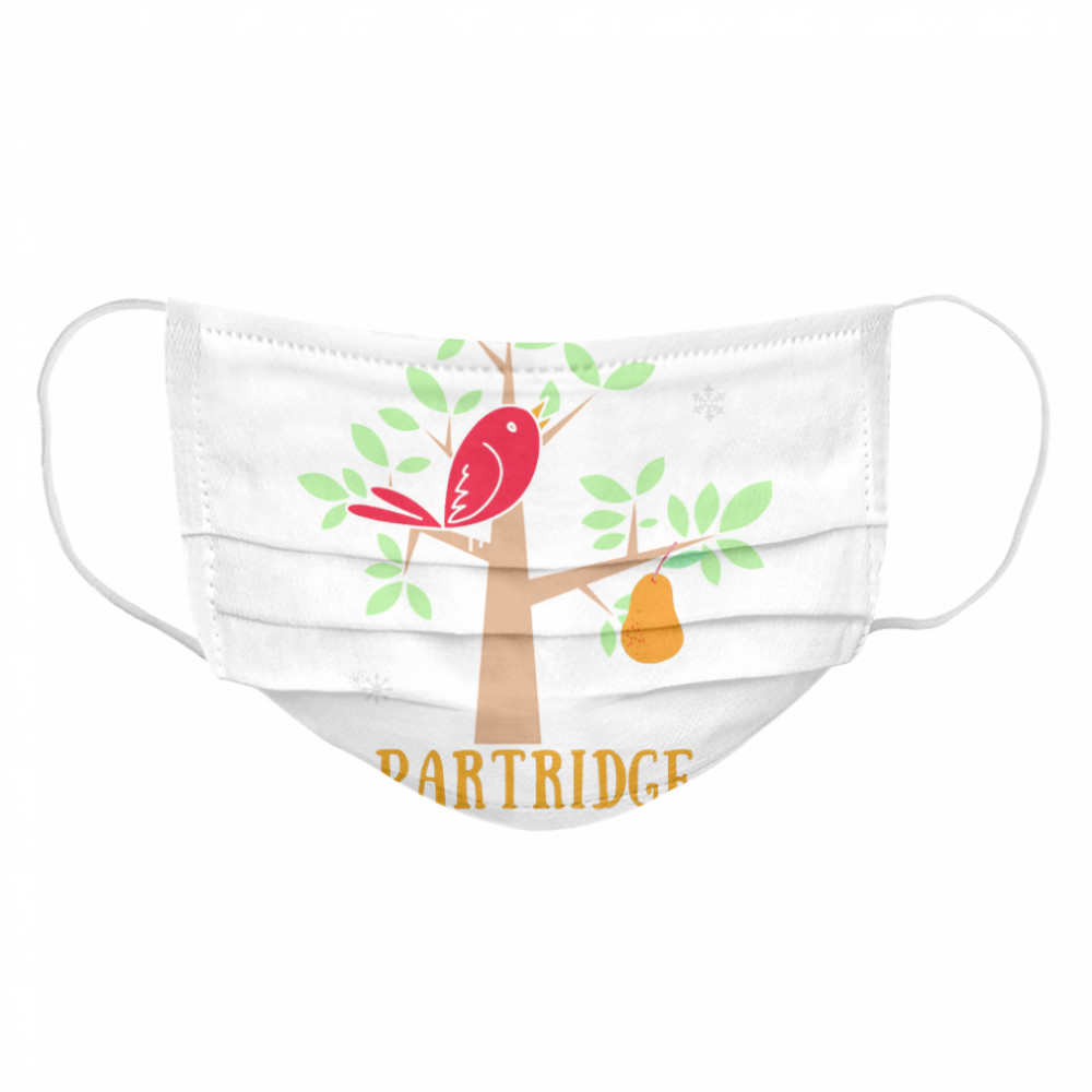 Partridge in a Pear Tree Cloth Face Mask