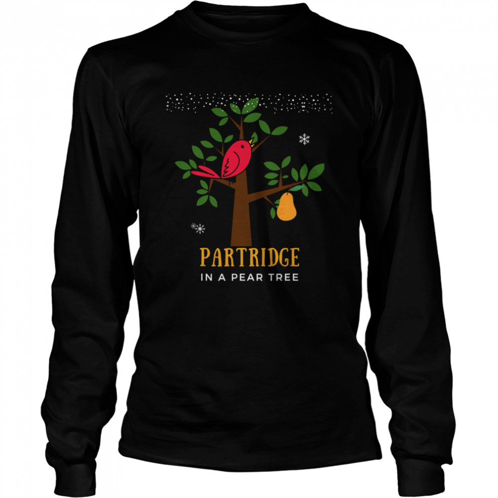 Partridge in a Pear Tree Long Sleeved T-shirt