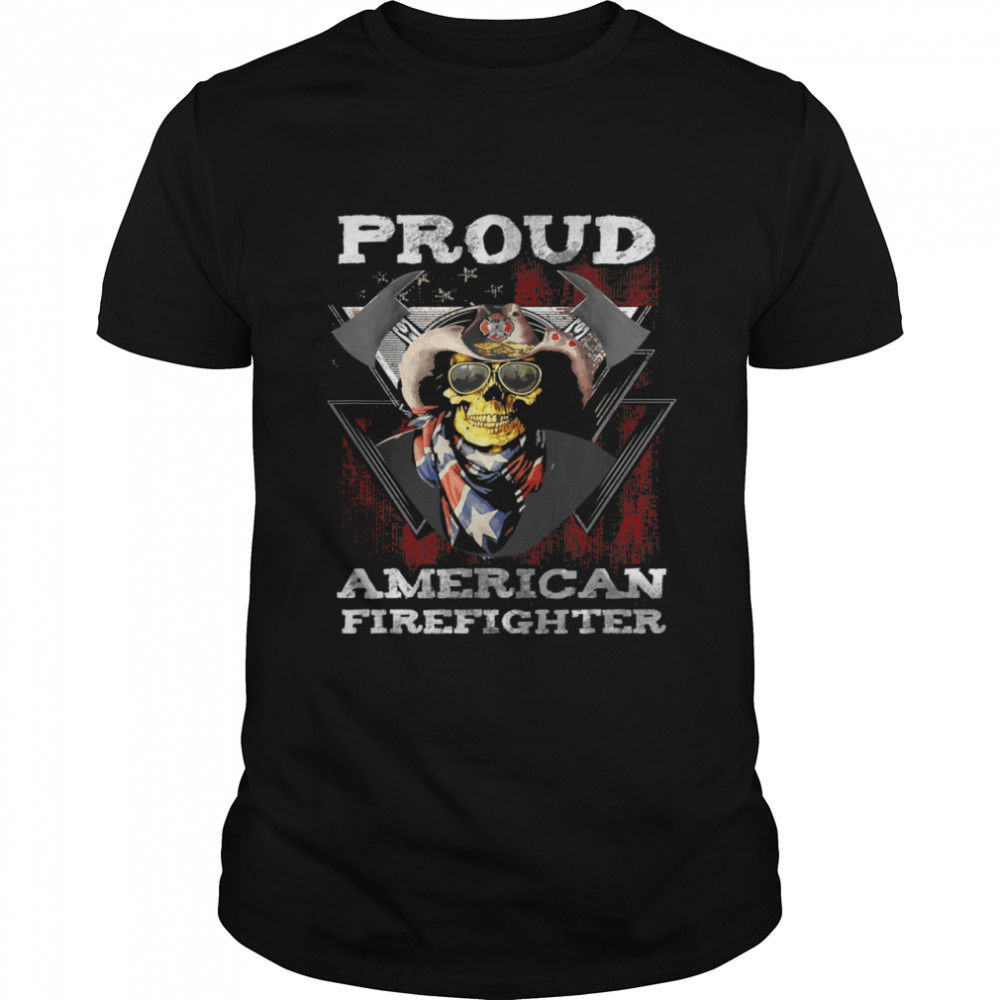 Patriotic Proud Of Firefighter American Flag shirt