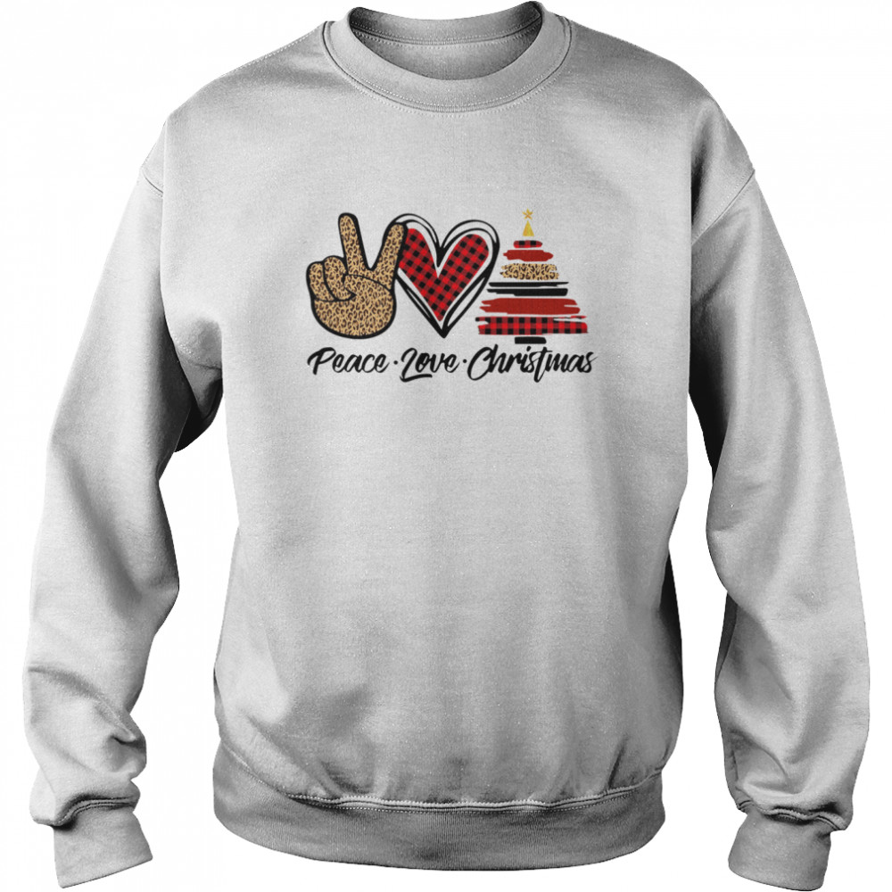 Peace love Christmas Unisex Sweatshirt