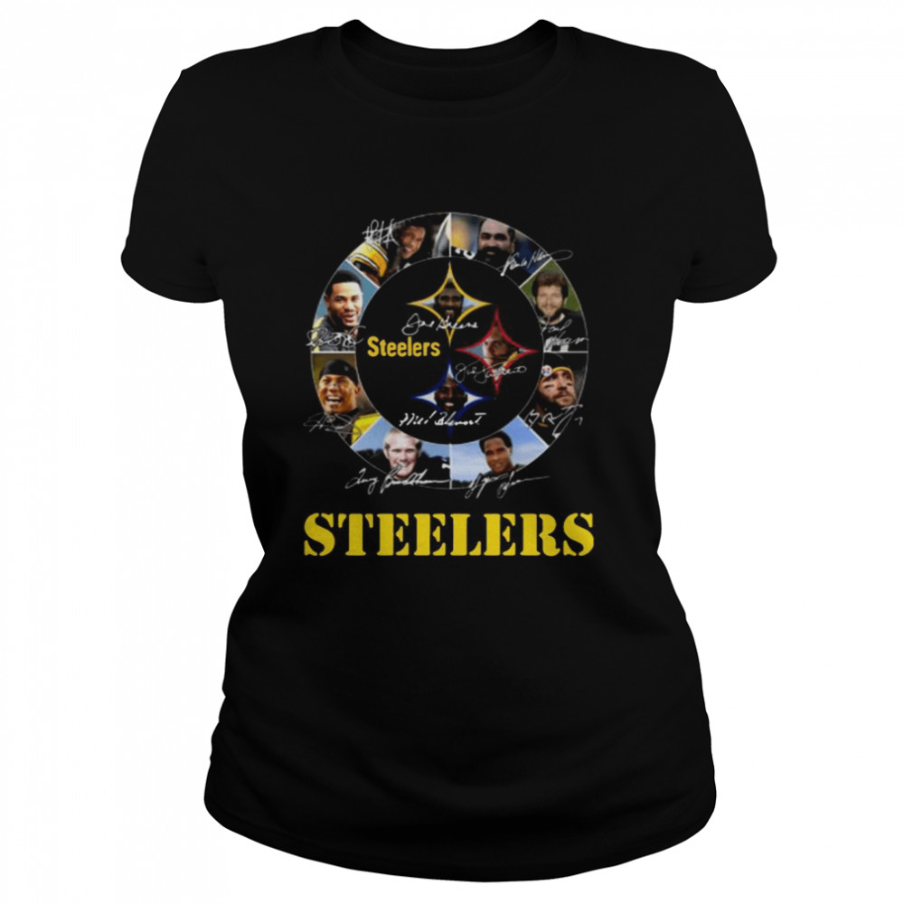 Pittsburgh Steelers NFL Team Signatures Classic Women's T-shirt
