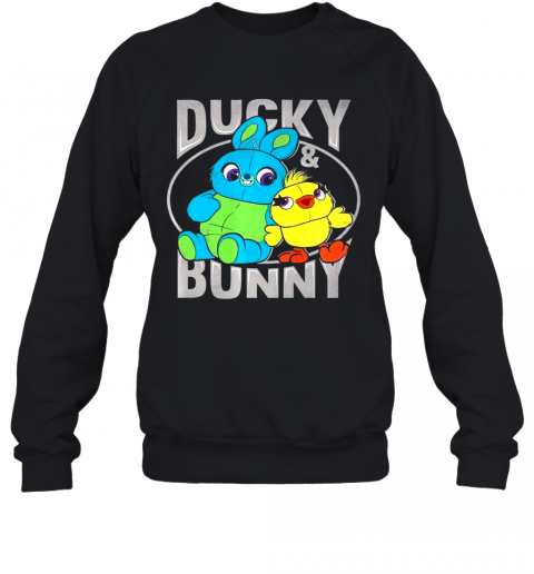 Pixar Toy Story 4 Ducky And Bunny Plush Toys T-Shirt Unisex Sweatshirt