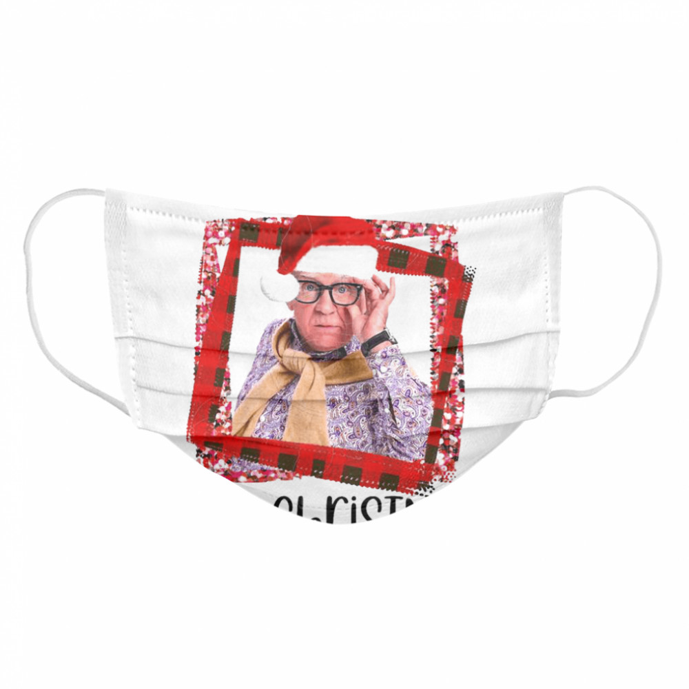 Plaid Leslie Jordan Hat Santa Well Shit It’S Christmas 2020 Cloth Face Mask