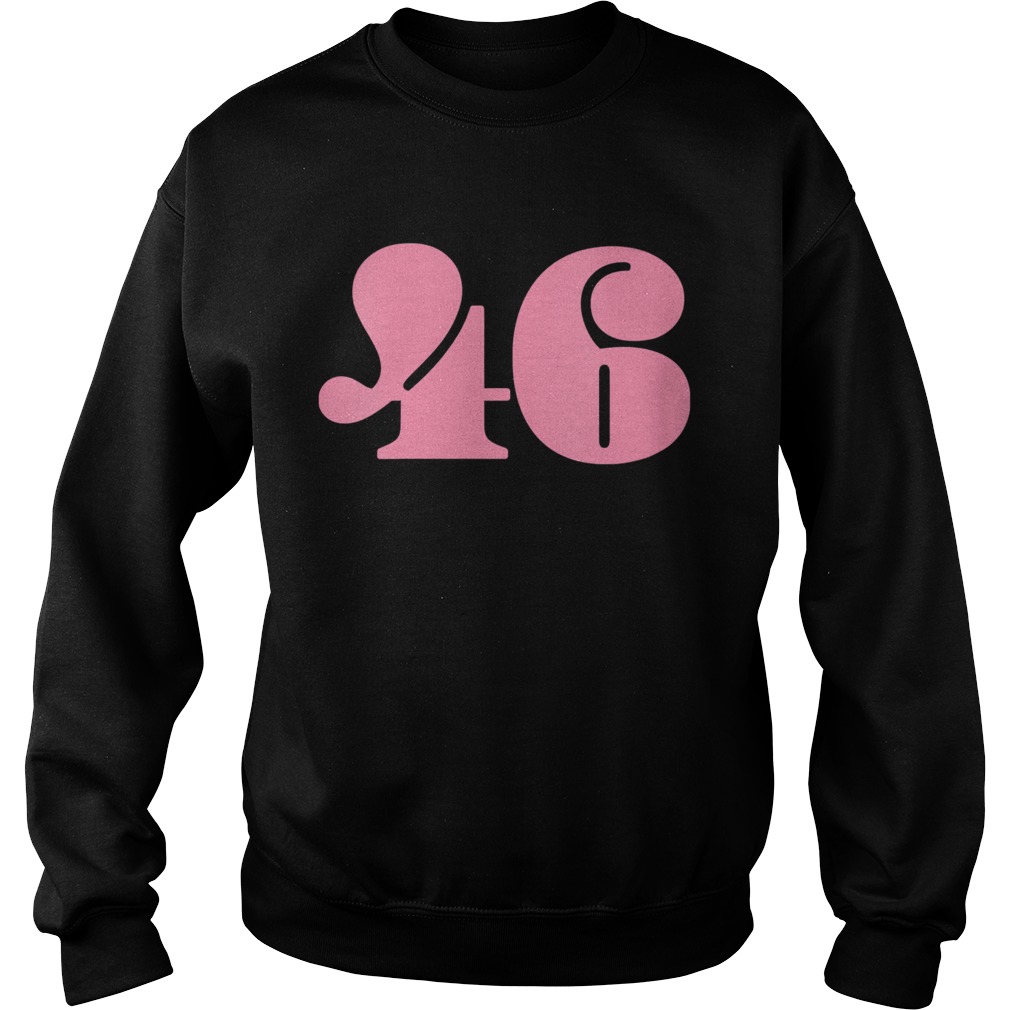 President 46 Number Pink Trump Biden Election Sweatshirt