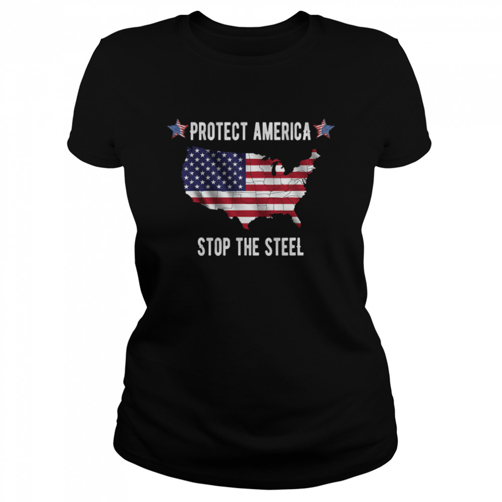 Protect America Stop the Steal Voter Fraud Trump 2020 Classic Women's T-shirt