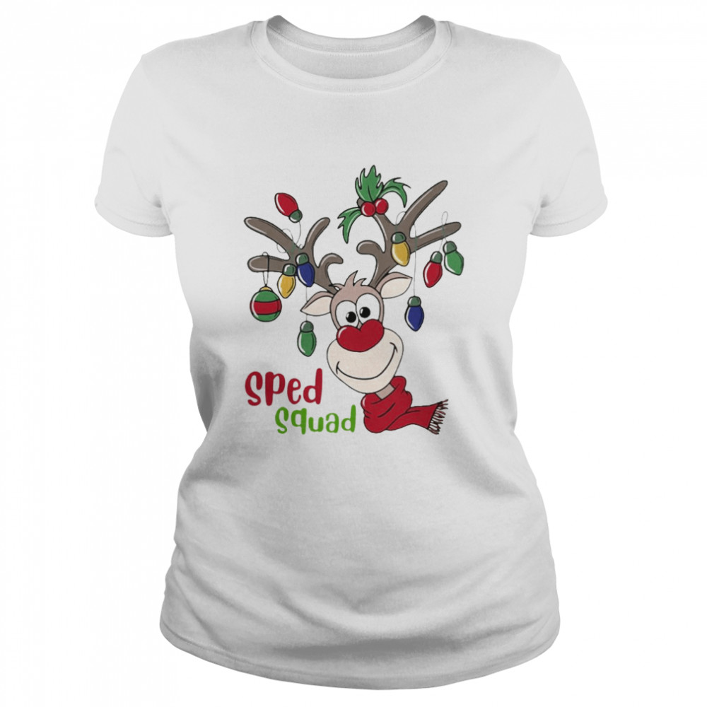 Reindeer Sped Squad Christmas Classic Women's T-shirt
