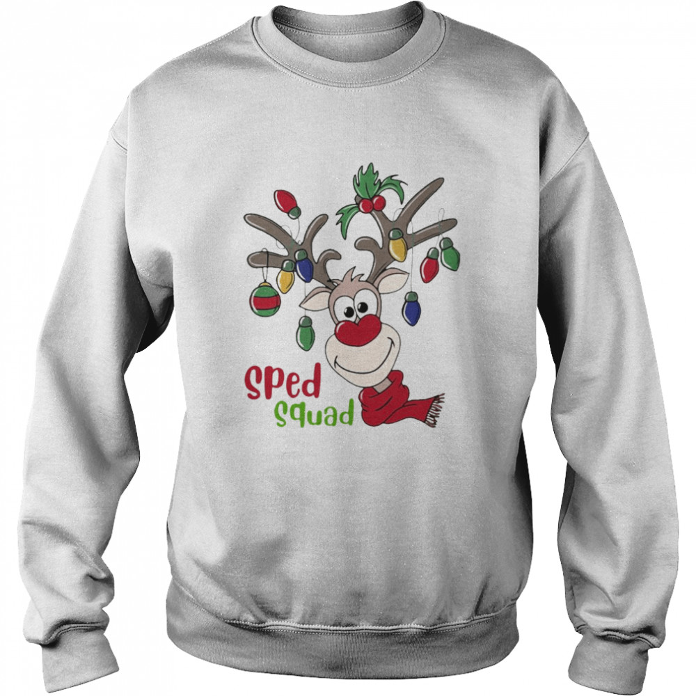 Reindeer Sped Squad Christmas Unisex Sweatshirt