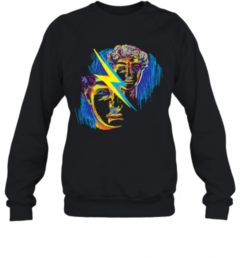 Retro Vaporwave David Statue T-Shirt Unisex Sweatshirt