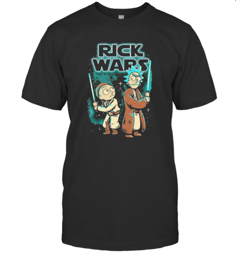 Rick And Morty Jedi Rick Wars Star Wars Mashup T-Shirt