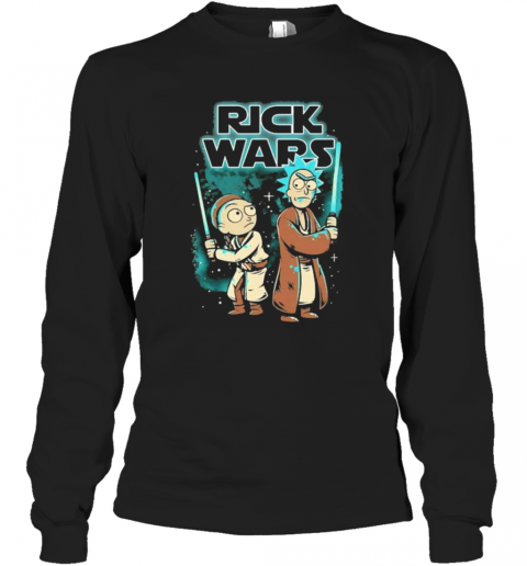Rick And Morty Jedi Rick Wars Star Wars Mashup T-Shirt Long Sleeved T-shirt 