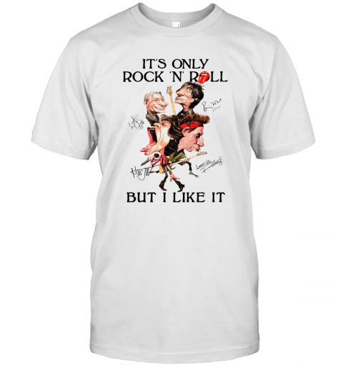 Rolling Stones Its Only Rock N Roll But I Like It Signatures T-Shirt Classic Men's T-shirt