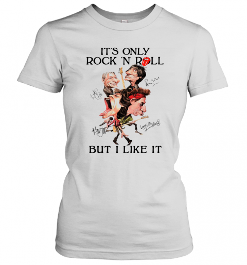 Rolling Stones Its Only Rock N Roll But I Like It Signatures T-Shirt Classic Women's T-shirt