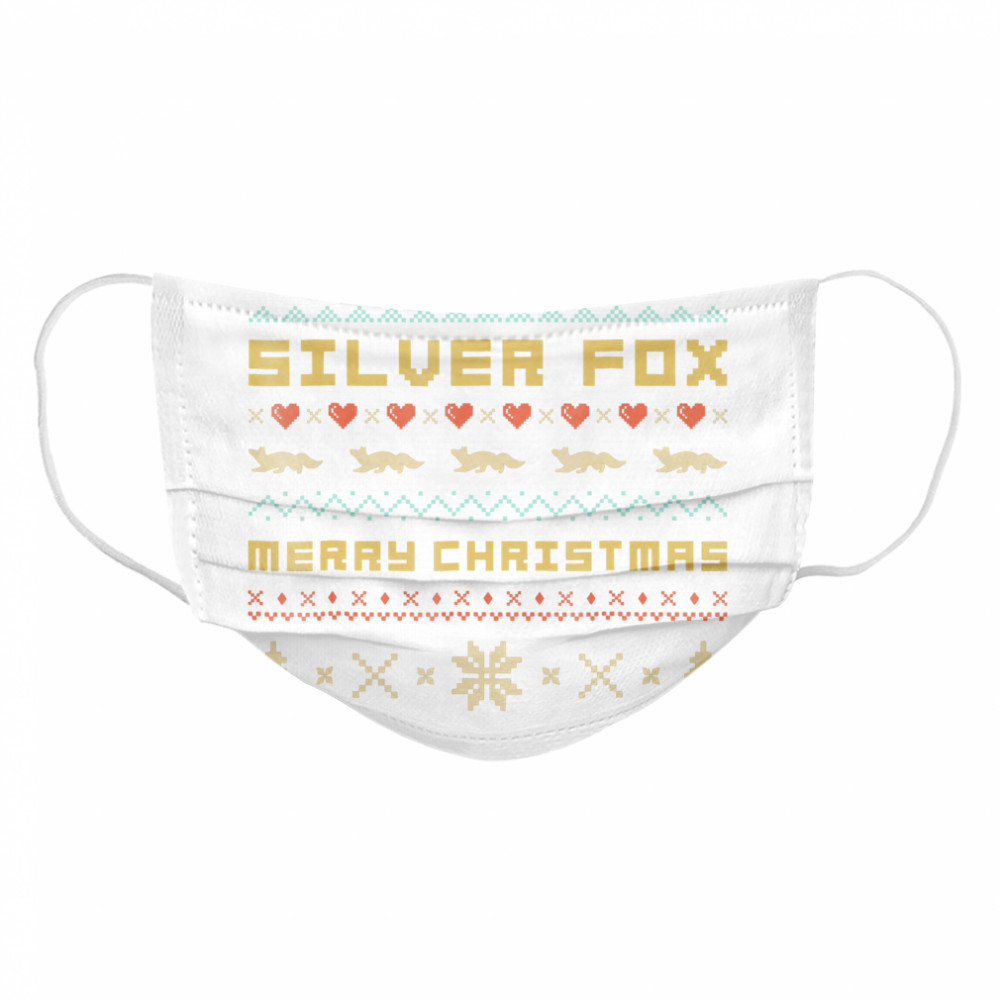 SILVER FOX Merry Christmas Ugly Christmas Cloth Face Mask