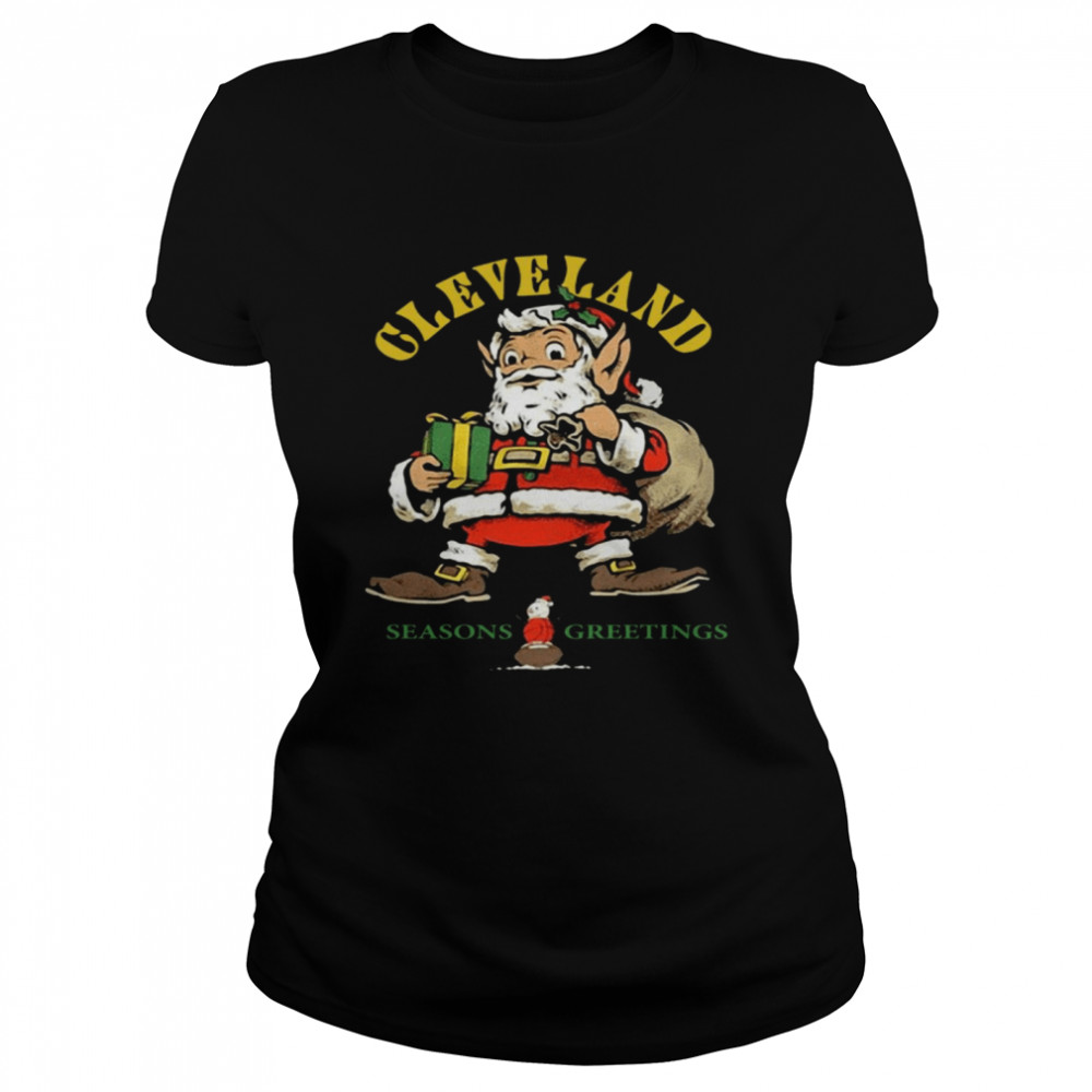Santa Team Cleveland Crew Classic Women's T-shirt