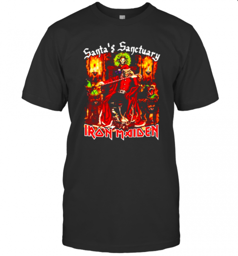 Santas Sanctuary Iron Maiden T-Shirt