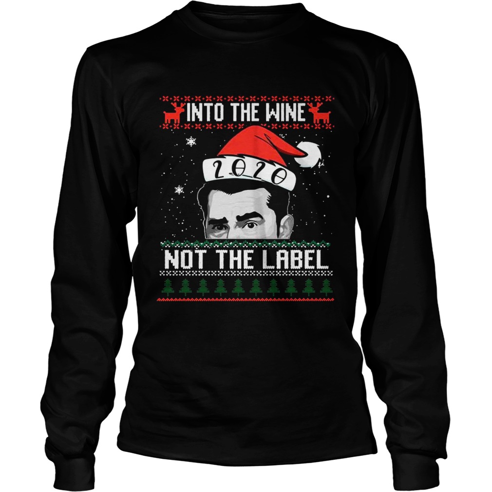 Schitts Creek Ew David Into The Wine Not The Label 2020 Ugly Christmas Long Sleeve