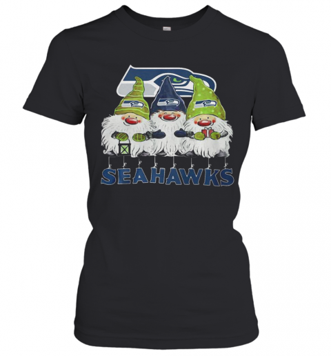 Seahawks Gnomies Christmas T-Shirt Classic Women's T-shirt