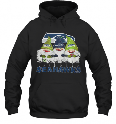 Seahawks Gnomies Christmas T-Shirt Unisex Hoodie