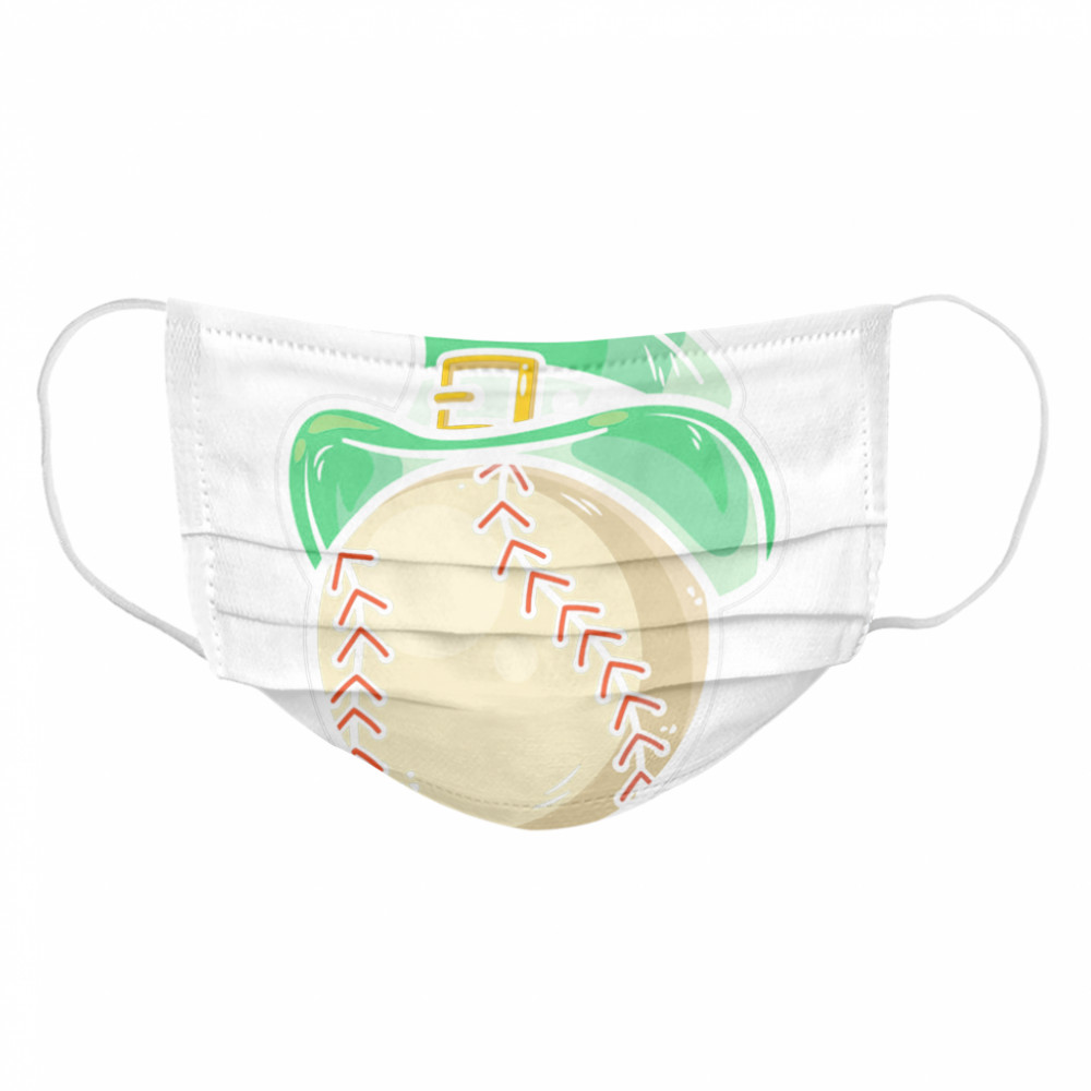 Shamrock Baseball Leprechaun St Patricks Day Cloth Face Mask