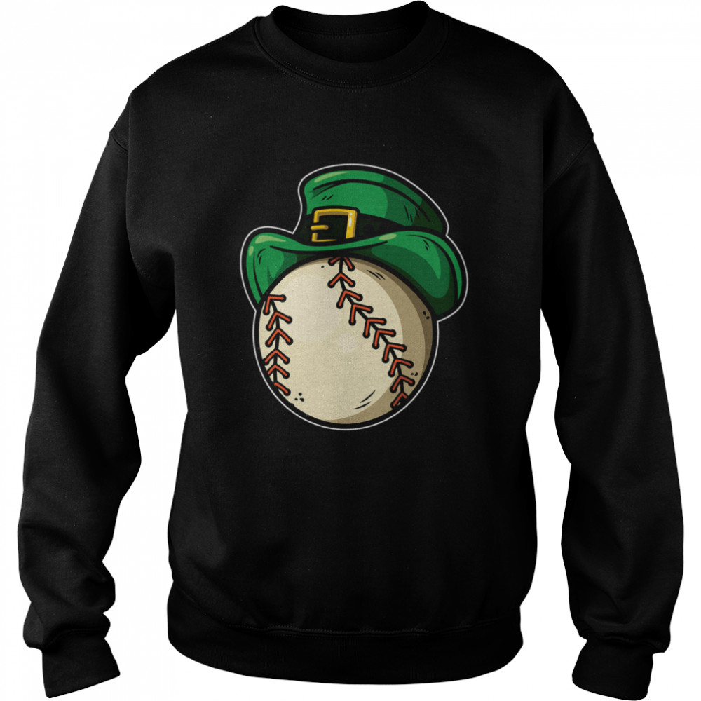 Shamrock Baseball Leprechaun St Patricks Day Unisex Sweatshirt