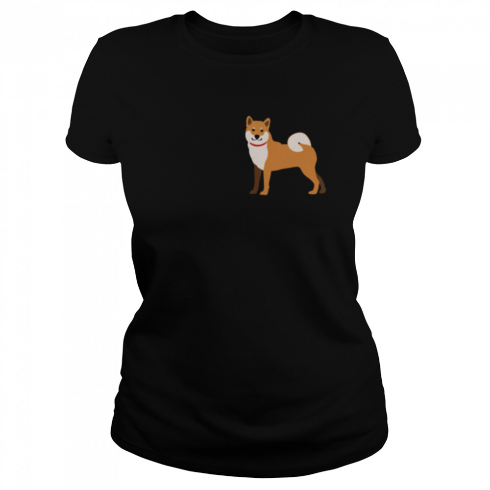 Shiba Inu Emoji Japanese Dog Shiba Inu Owner Classic Women's T-shirt